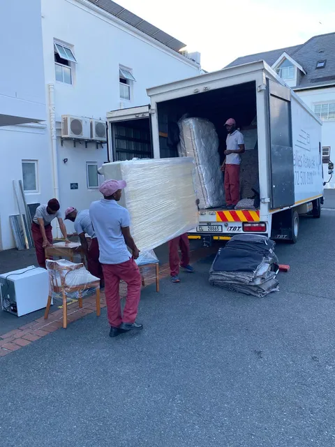 Crew loading a household move